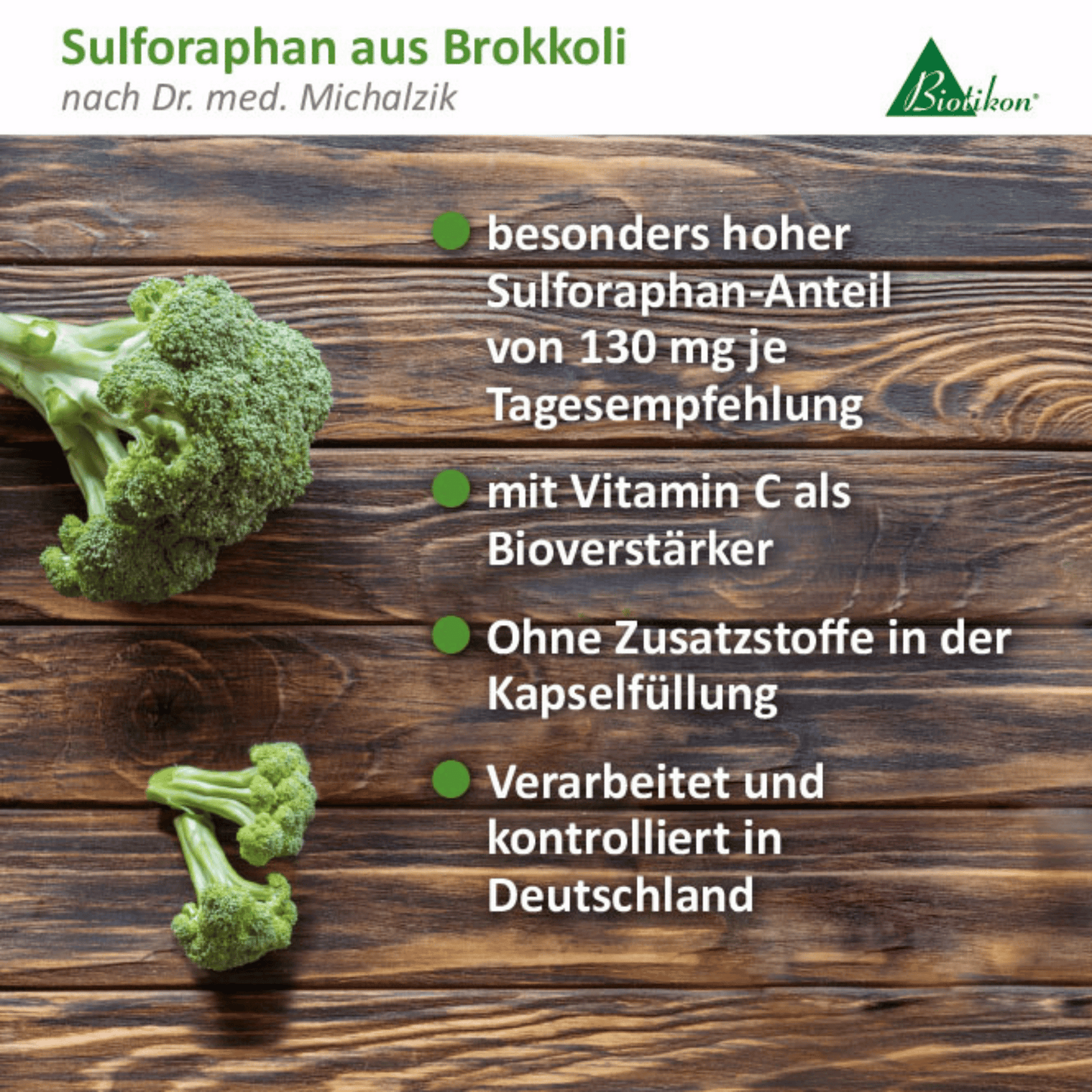 Dr. Michalzik Sulforaphan aus Brokkoli-Extrakt 60 Kapseln