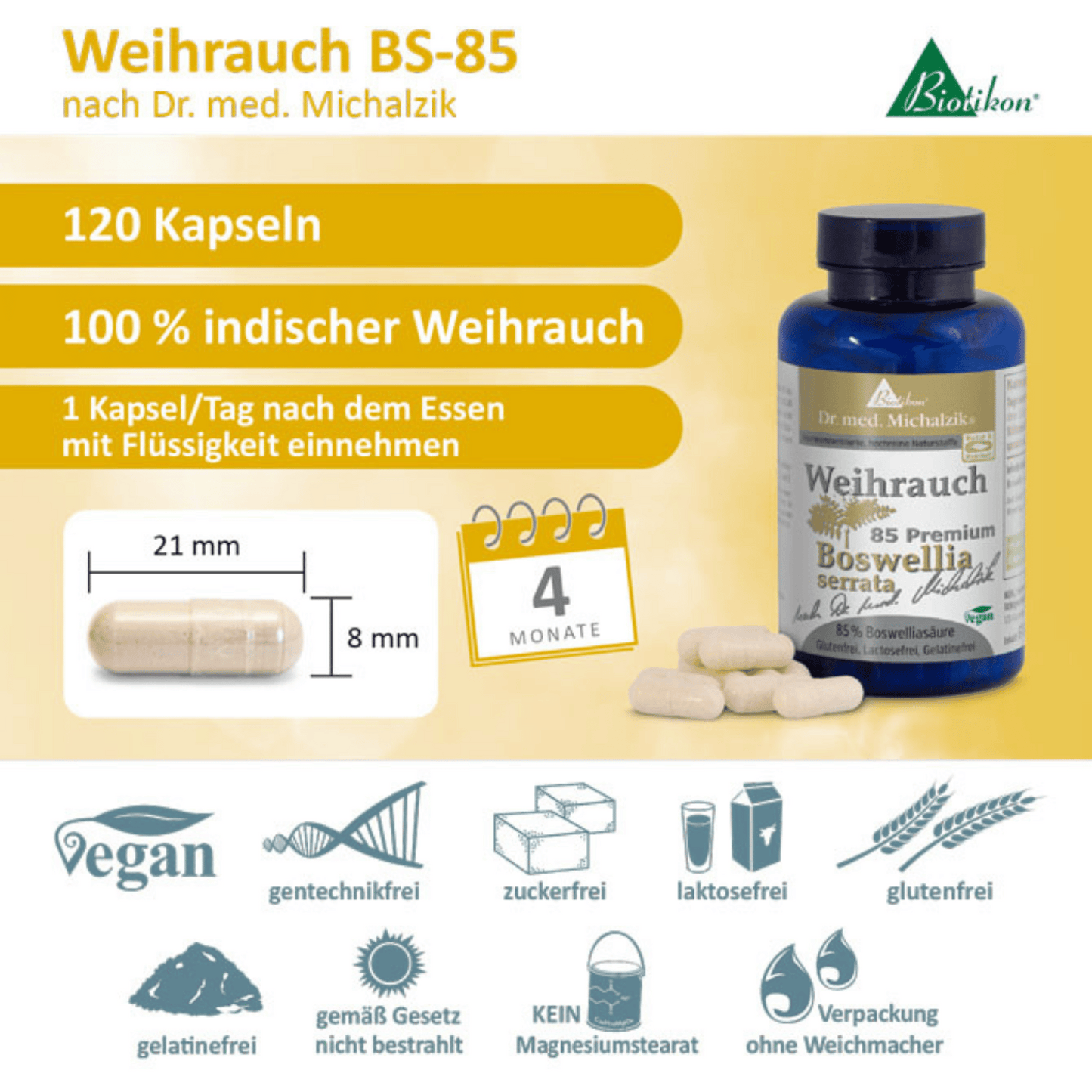 Dr. Michalzik Weihrauch 120 Kapseln