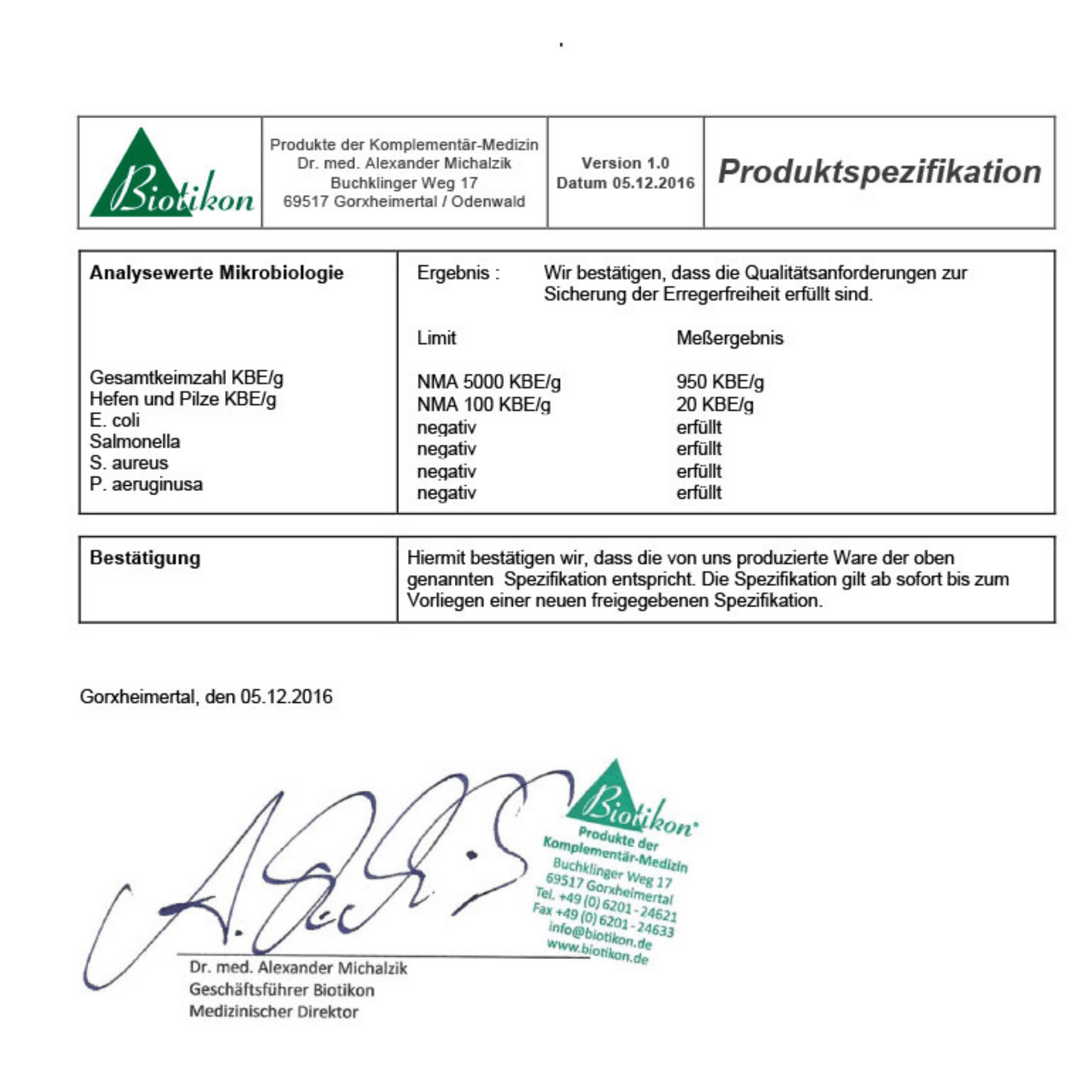 Dr. Michalzik Weihrauch 120 Kapseln