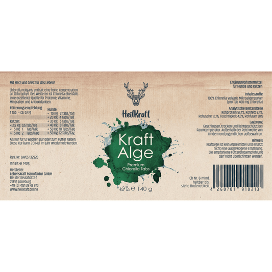 Heilkraft Kraftalge Chlorella - Premium Tabs 330g