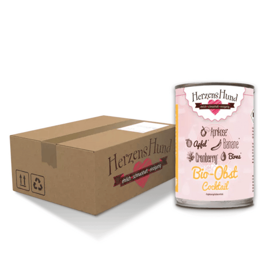 HerzensHund Bio-Obstcocktail 12x 400g
