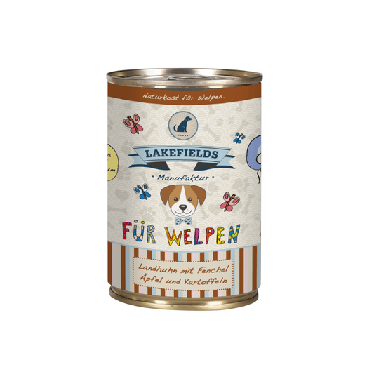 Lakefields Dosenfleisch-Menü Huhn für Welpen