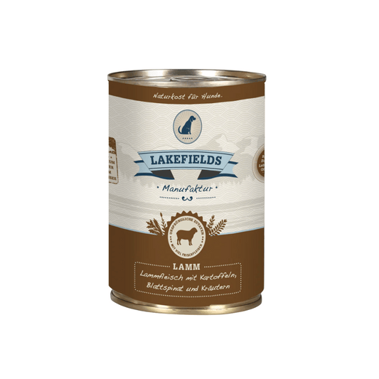Lakefields Dosenfleisch-Menü Lamm für ausgewachsene Hunde