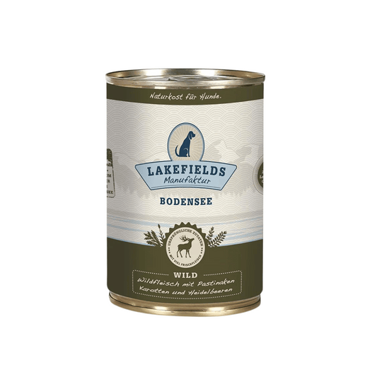 Lakefields Dosenfleisch- Menü Wild für ausgewachsene Hunde