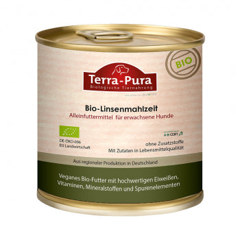 Terra-Pura Bio-Linsenmahlzeit für Hunde