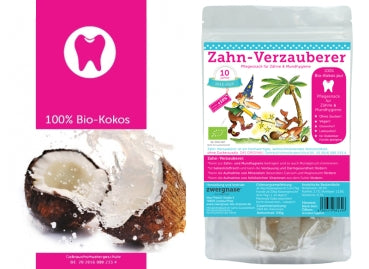 Zwergnase Zahn-Verzauberer Snack Kokos PUR, BIO 200g