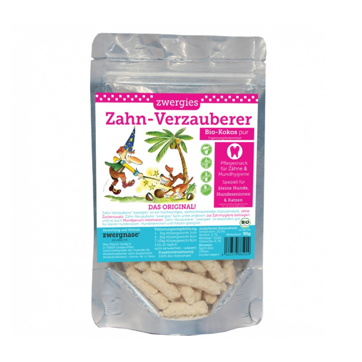 Zwergnase Zahn-Verzauberer "Zwergies" 90g