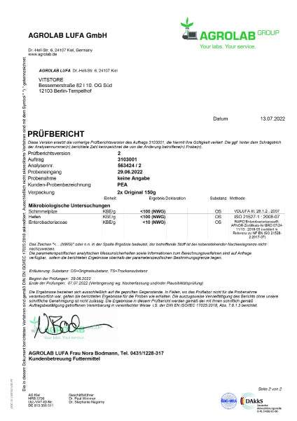 PEA 100% Rein 150 Kapseln 400mg
