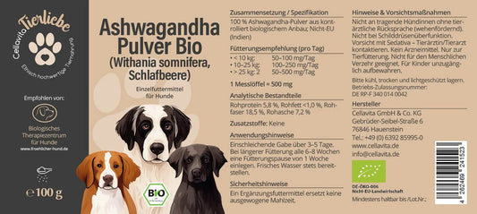 Ashwagandha für Hunde, 100g