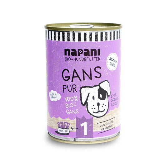 Napani 100% Bio-Gans - im Fleischsaft gegart