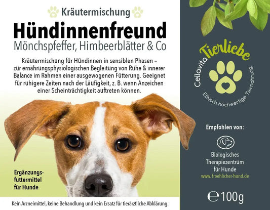 Hündinnenfreund Mönchspfeffer, Himbeerblätter & Co, 100g
