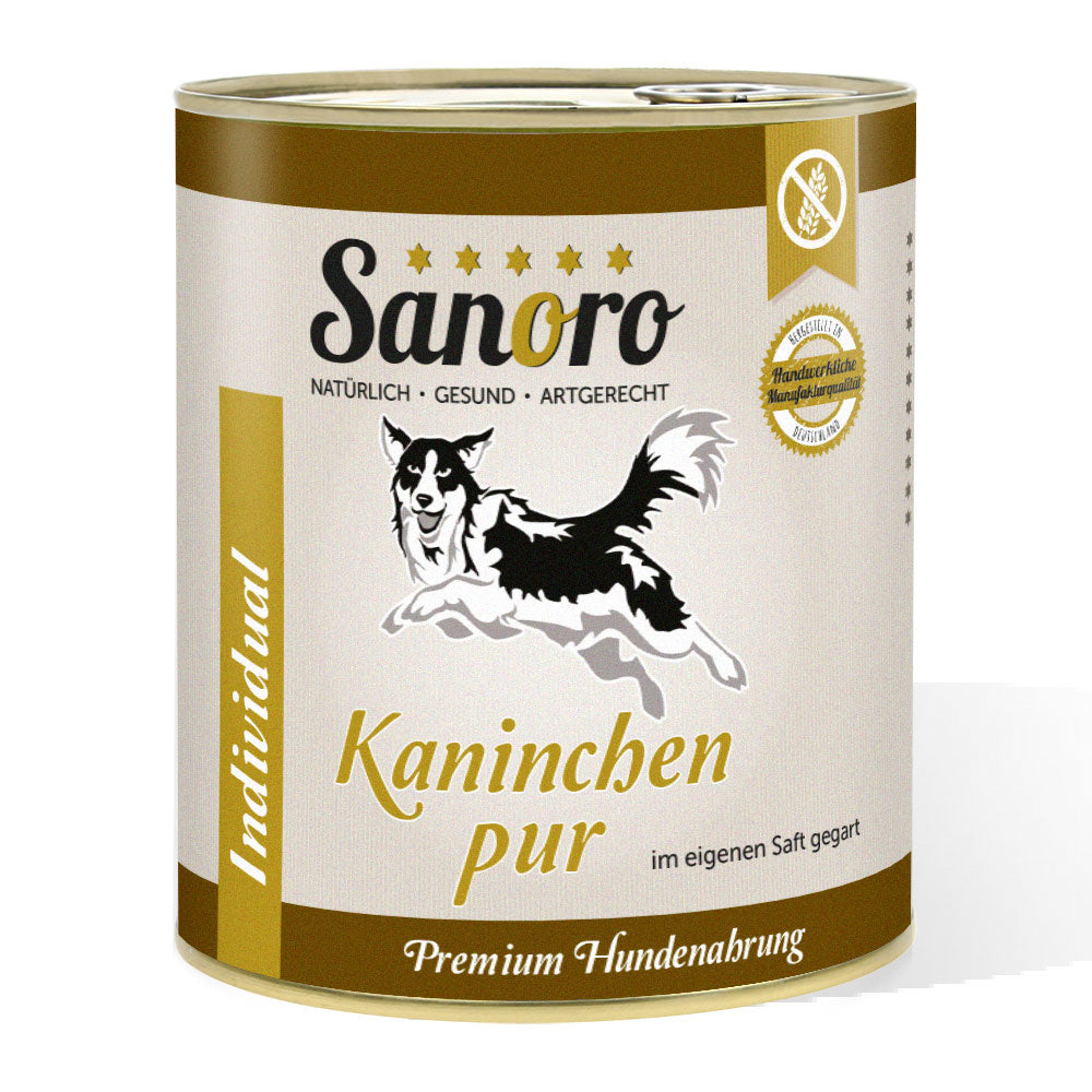 Sanoro- Pures Muskelfleisch vom Kaninchen
