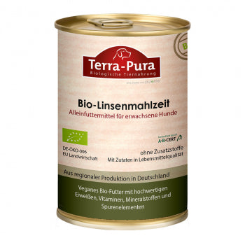 Terra-Pura Bio-Linsenmahlzeit für Hunde
