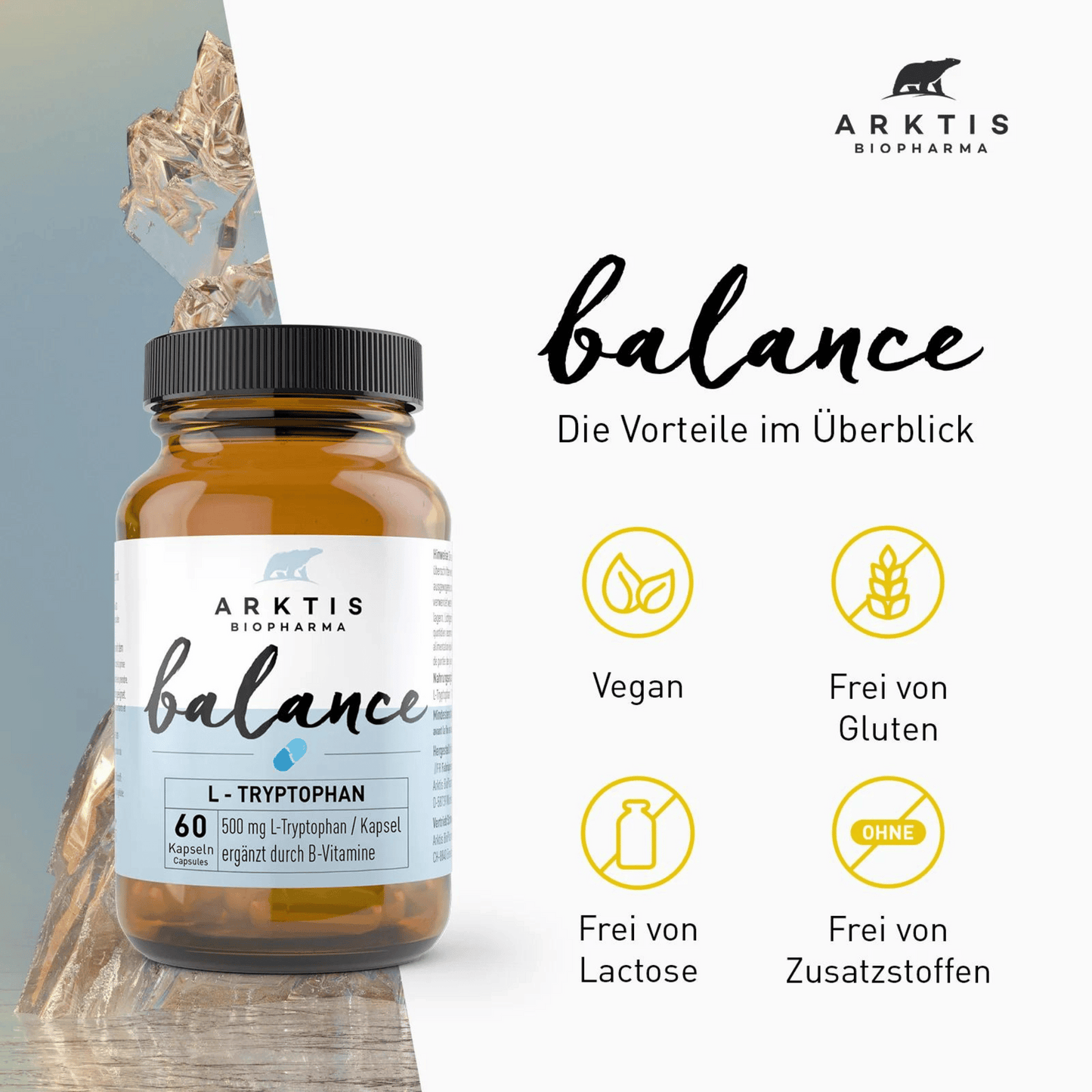 ARKTIS BALANCE - L-TRYPTOPHAN 60 Kapseln