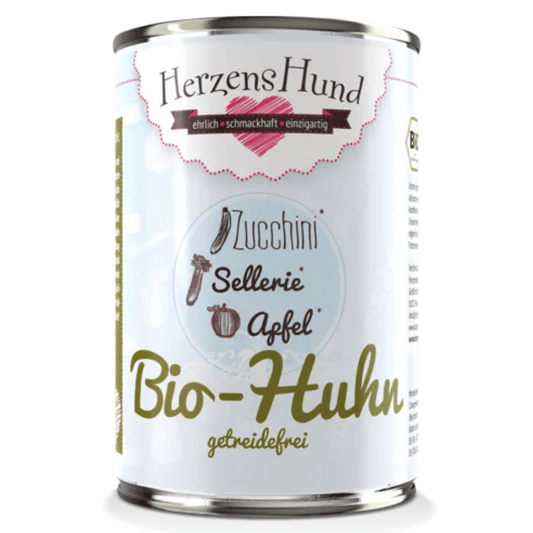  Bio-Huhn mit Bio-Zucchini - getreidefrei 400g