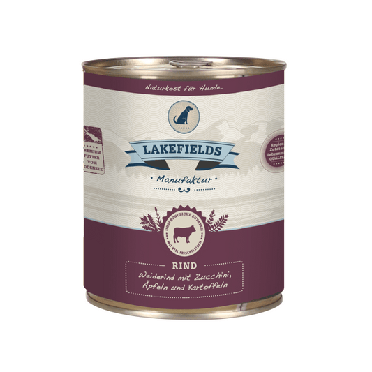 Lakefields Dosenfleisch-Menü Rind für ausgewachsene Hunde