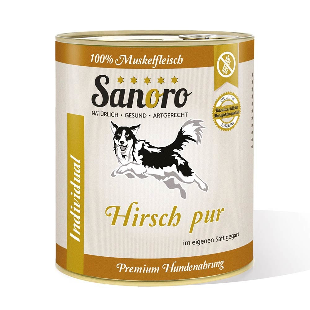 Sanoro- Pures Muskelfleisch vom Hirsch