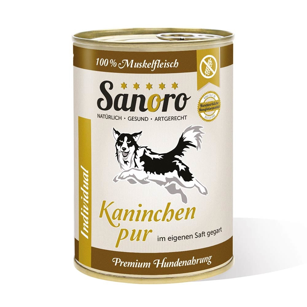 Sanoro- Pures Muskelfleisch vom Kaninchen