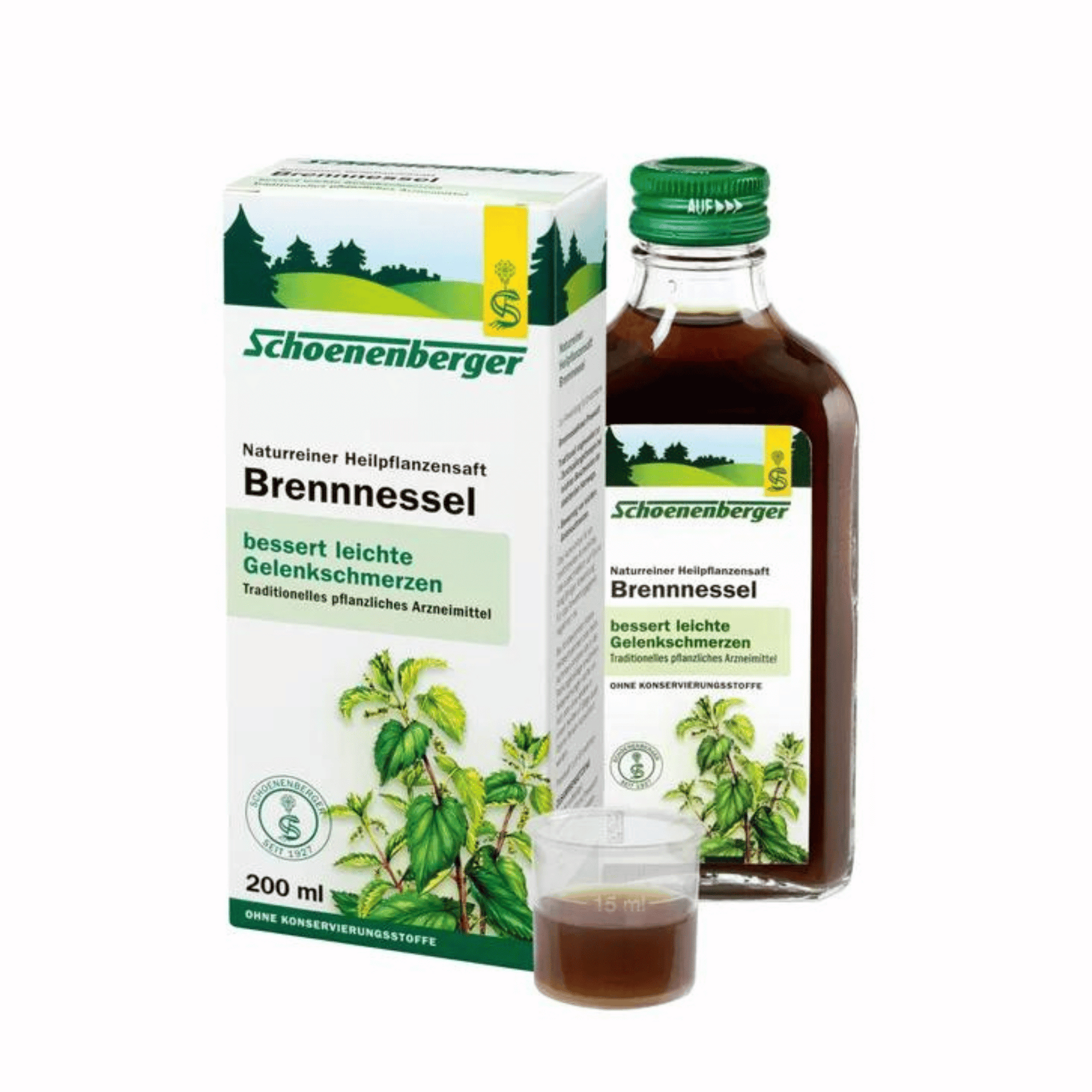 Schoenenberger Brennnesselsaft naturreiner Pflanzensaft 200ml