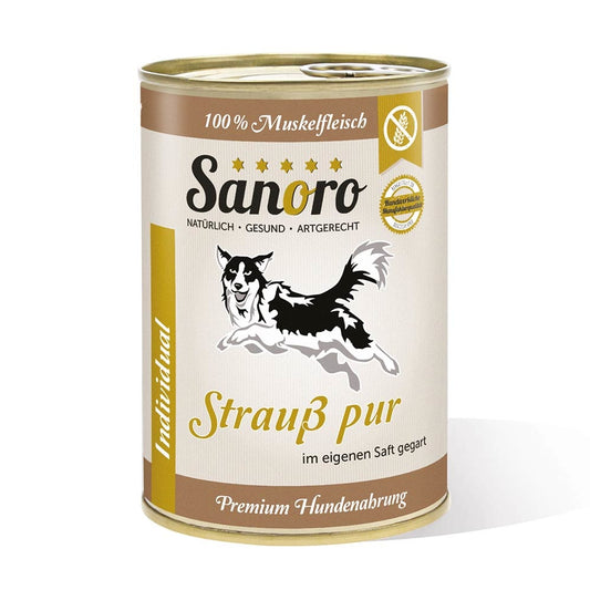 Sanoro- Pures Muskelfleisch vom Strauß