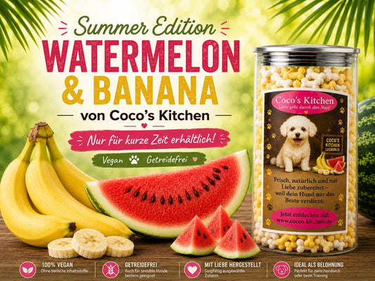 🌞 Summer Edition Watermelon & Banana, 100g 💚 Nur für kurze Zeit erhältlich!