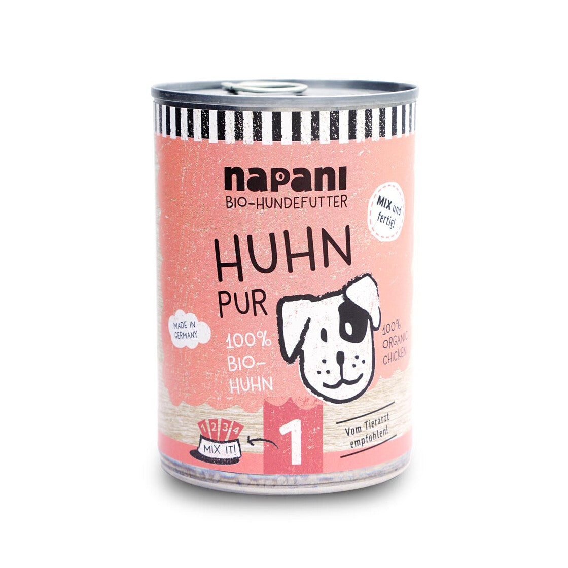 Napani 100% Bio-Huhn - im Fleischsaft gegart