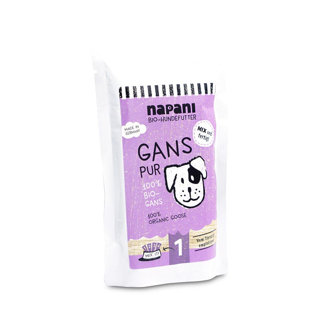 Napani 100% Bio-Gans - im Fleischsaft gegart