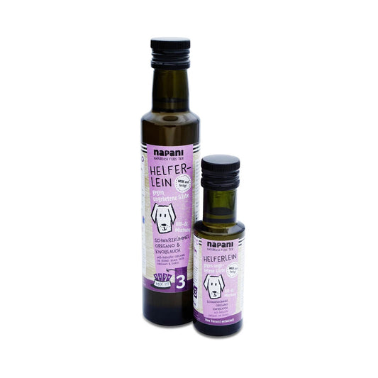 Bio Vital-Öl-Mischung Helferlein f. Hunde Mindeshaltbarkeitsdatum bis 15.06.25 100ml