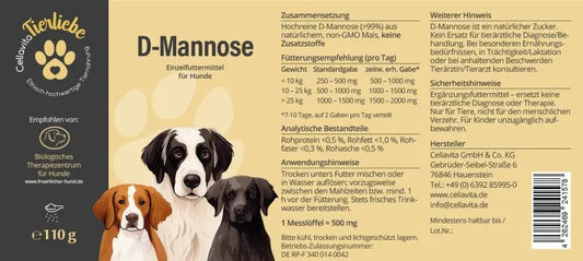 D-Mannose für Hunde, 110g