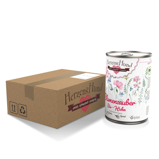 Blumenzauber - Bio-Huhn mit Bio-Apfel
