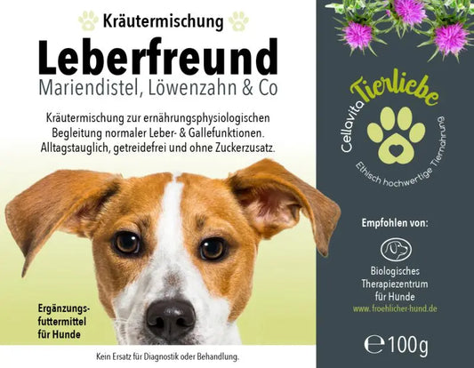 Leberfreund für Hunde Mariendistel, Löwenzahn & Co, 100g