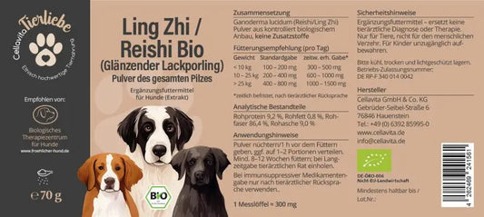 Ling Zhi für Hunde, 70g