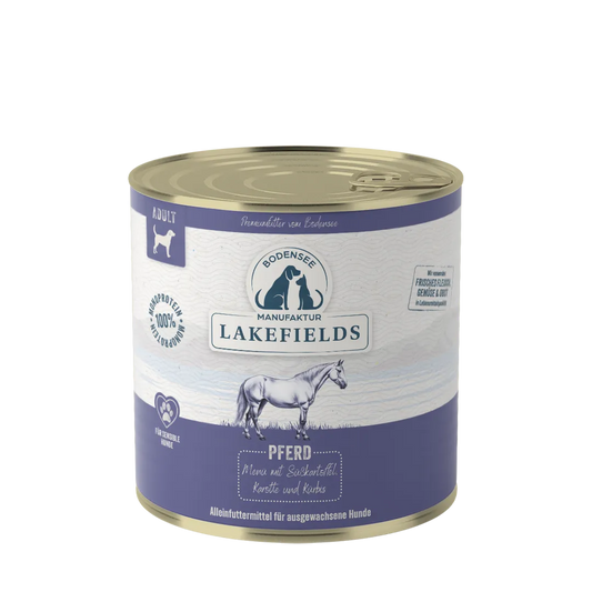Lakefields Dosenfleisch- Menü Pferd für ausgewachsene Hunde