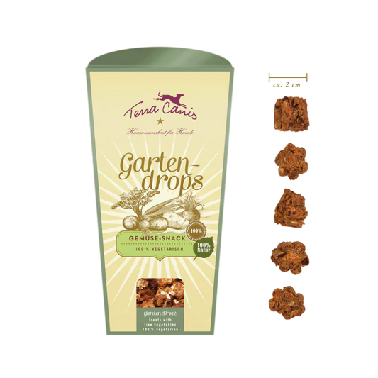 GARTENDROPS vegetarische Hundekekse Gemüse Snack 250g