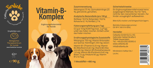 Vitamin B-Komplex für Hunde, 90g
